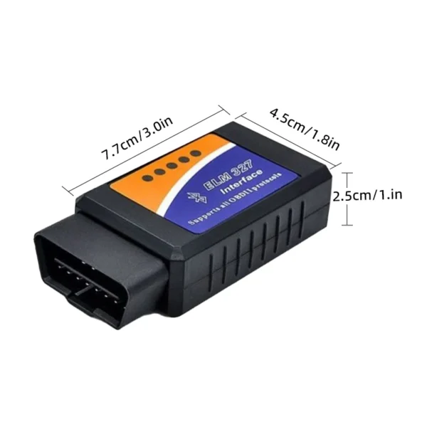 kf-Sfbfca143ebe0412b8fca043fff8b4725I Scanner ELM327 V2.1 OBD2, outil de Diagnostic de voiture Bluetooth pour lecteur de Code Android /IOS, détecteur de défauts automobile