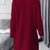 Manteau en Fausse Fourrure Ciblé pour Femmes (TEMU)