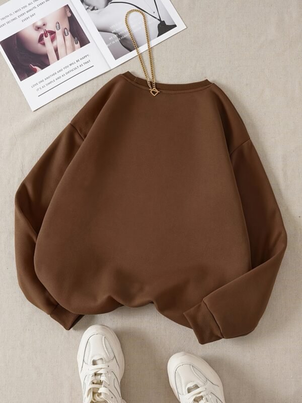 0fc636e4-27bd-4b9e-a9d1-5a475e1e928f Pull Femme à Col Rond Imprimé Canard Cartoon (TEMU)