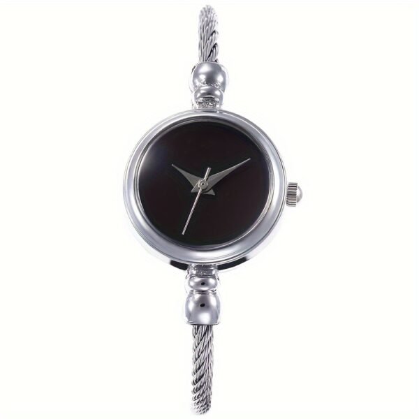 Montre-bracelet Mini Art Petite et Élégante, Style Rétro pour Femme avec un Tempérament Simple de Vie(TEMU)