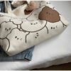 Sac à main élégant pour femmes avec visage d'ours Kawaii japonais(TEMU)