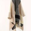 (TEMU) Écharpe à Franges Nouveau Style pour Femmes - Protection Chaleur et Froid, Accessoire de Soirée & Rendez-vous
