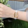 Montre à quartz élégante vintage carrée avec chiffres romains pour femme LUCKYFOX(TEMU)