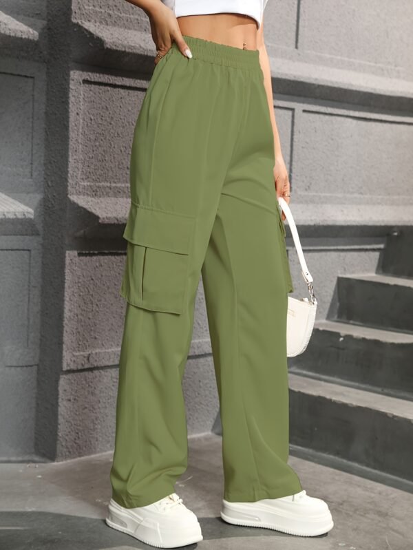 Pantalon cargo à jambe droite, pantalon résistant(TEMU)