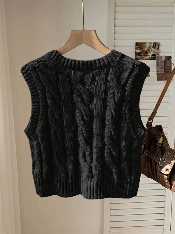 35972165-280a-40c2-b441-85f53202f992 Haut sans manches élégant pour femmes - Tunique à col rond et courtes (TEMU)