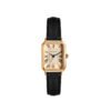Montre à quartz élégante vintage carrée avec chiffres romains pour femme LUCKYFOX(TEMU)