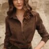 Blouse Veste Femme Édition Spéciale Graceful, Nouveauté Automne, Polyvalente et Élégante(TEMU)