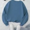 Sweat-shirt décontracté à col ras du cou, imprimé lune, tendance pour femmes(TEMU)