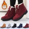 6aba059d-8934-45b7-bfbc-53526f7f65aa Bottines Femme Hiver Chaussures Chaudes Mode Confortables Légères Polyvalentes (TEMU)