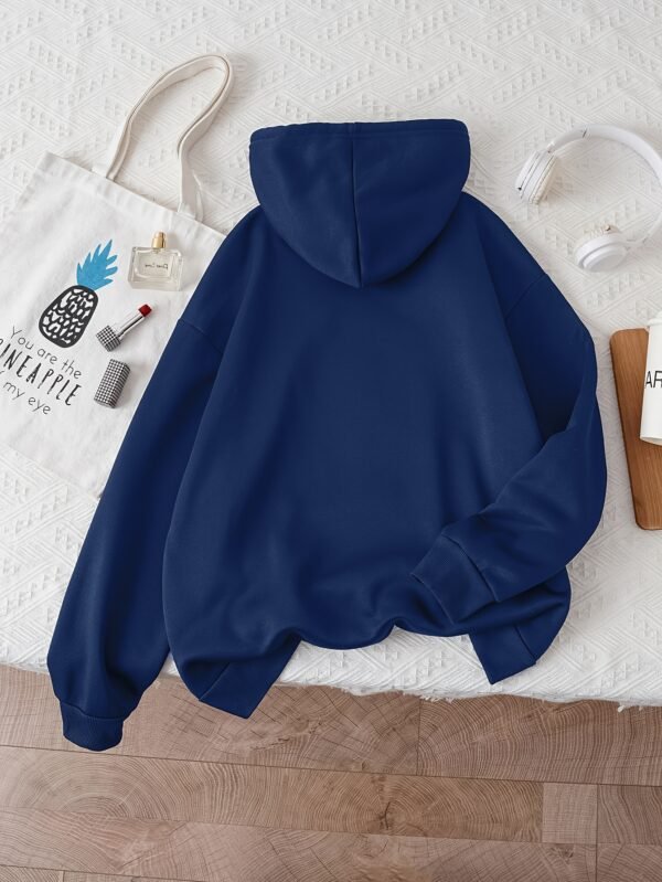 Sweat à capuche pour femme New York USA avec imprimé de lettres - Pull décontracté à manches longues avec lettrage(TEMU)