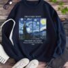 Pull Femme Van Gogh Nuit Étoilée - Sweat à Manches Longues Col Rond Bleu Marine, Confortable et Décontracté(TEMU)