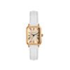 Montre à quartz élégante vintage carrée avec chiffres romains pour femme LUCKYFOX(TEMU)