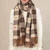 Écharpe châle à motif cœur pour femme - (TEMU)