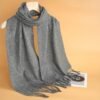 (TEMU) Écharpe à Texture Douce, Accessoires d'Hiver