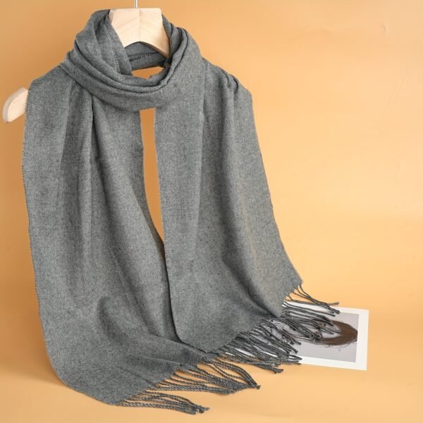 (TEMU) Écharpe à Texture Douce, Accessoires d'Hiver