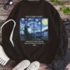 Pull Femme Van Gogh Nuit Étoilée - Sweat à Manches Longues Col Rond Bleu Marine, Confortable et Décontracté(TEMU)