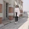 Manteau en Fausse Fourrure Ciblé pour Femmes (TEMU)