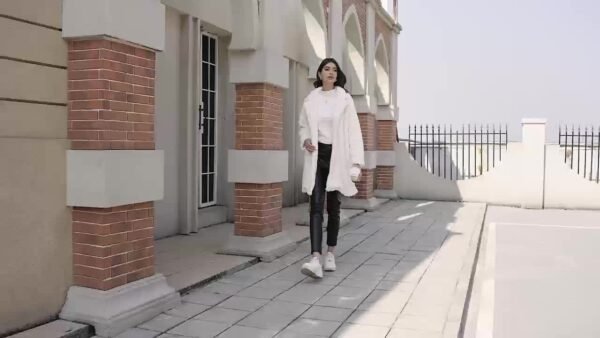 Manteau en Fausse Fourrure Ciblé pour Femmes (TEMU)