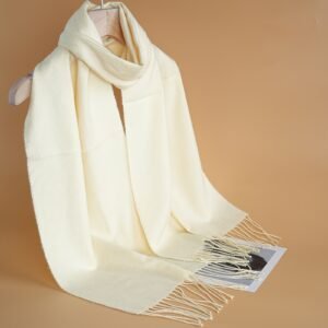 (TEMU) Écharpe à Texture Douce, Accessoires d'Hiver