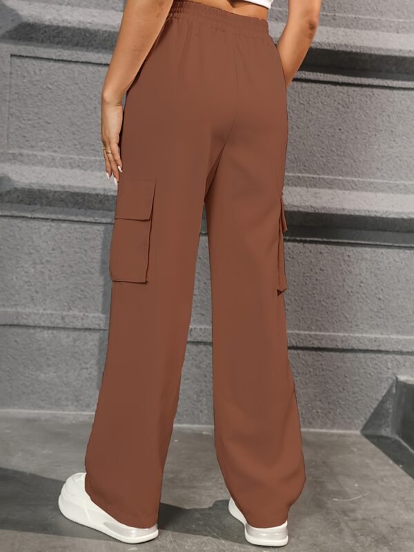 Pantalon cargo à jambe droite, pantalon résistant(TEMU)
