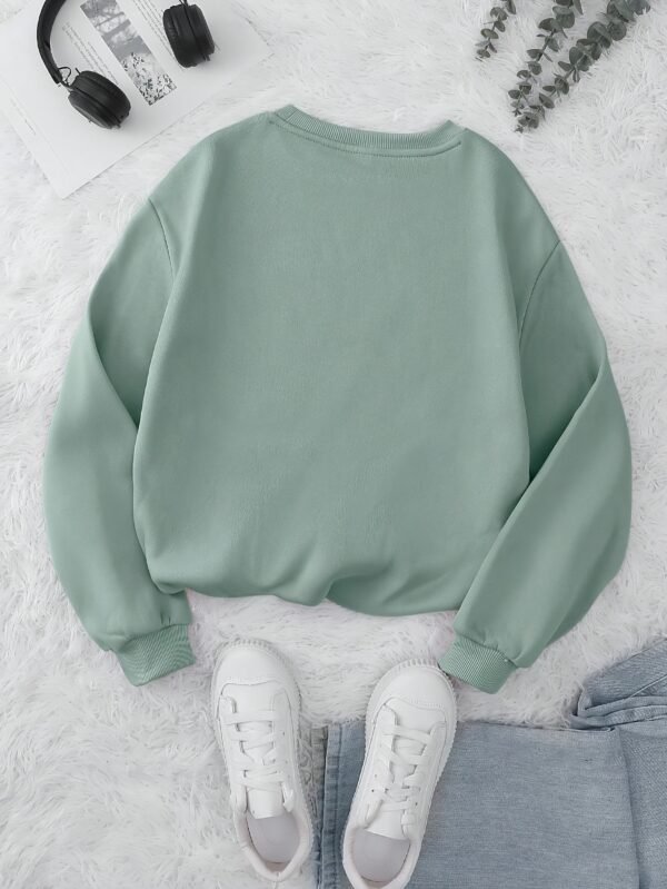 Sweatshirt Décontracté à Manches Longues pour Femmes - (TEMU)